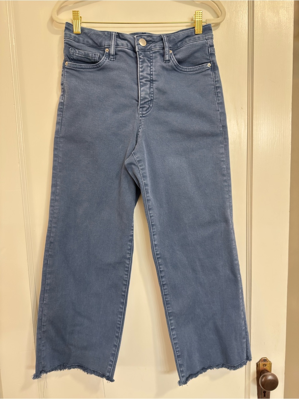 RFM Relaxed Wide-Leg Women’s Jeans in Dusty Blue